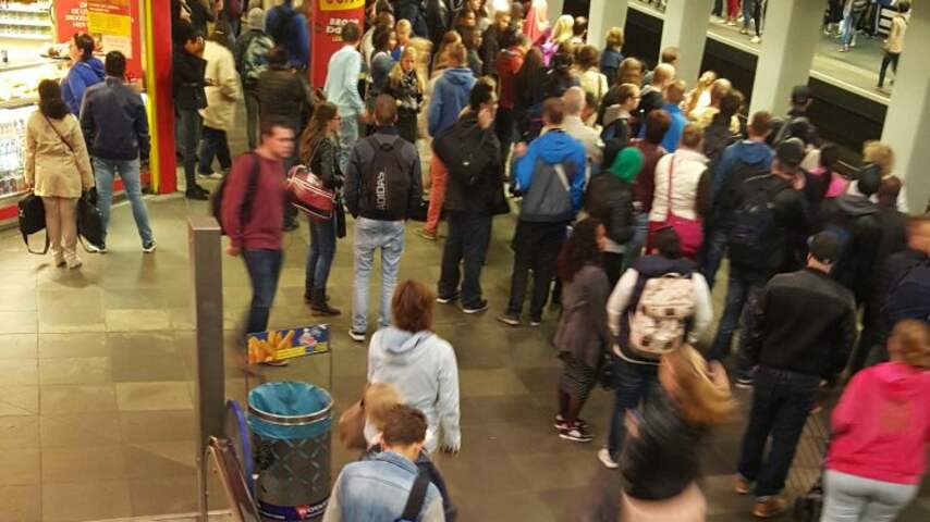 Metro's in Rotterdam rijden niet
