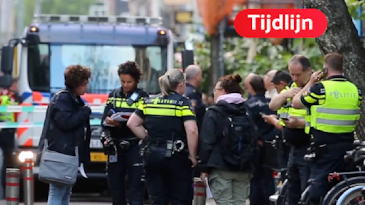 Beeld uit video: Dit gebeurde er na de aanslag op misdaadjournalist Peter R. de Vries
