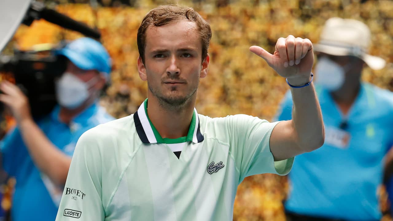 Daniil Medvedev hoopt net als vorig jaar de finale van de Australian Open te halen.