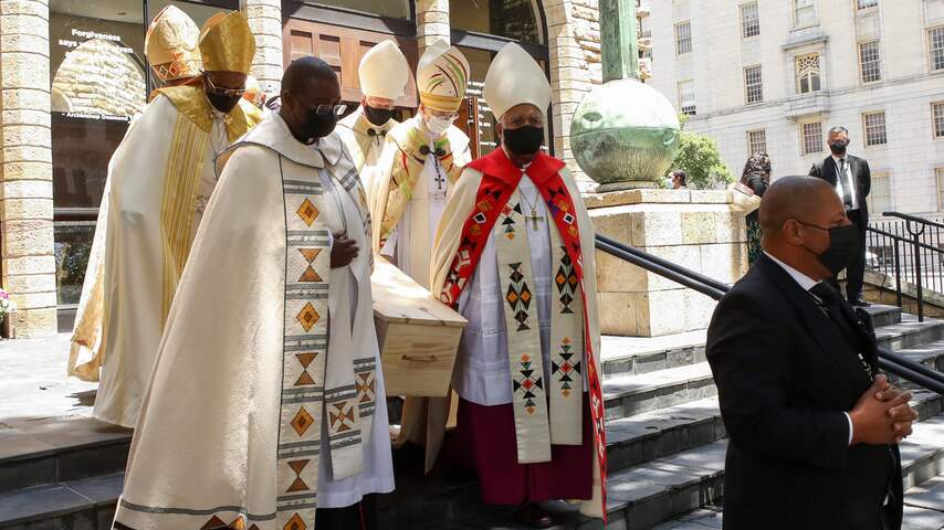 Zuid-Afrika neemt afscheid van overleden aartsbisschop Desmond Tutu