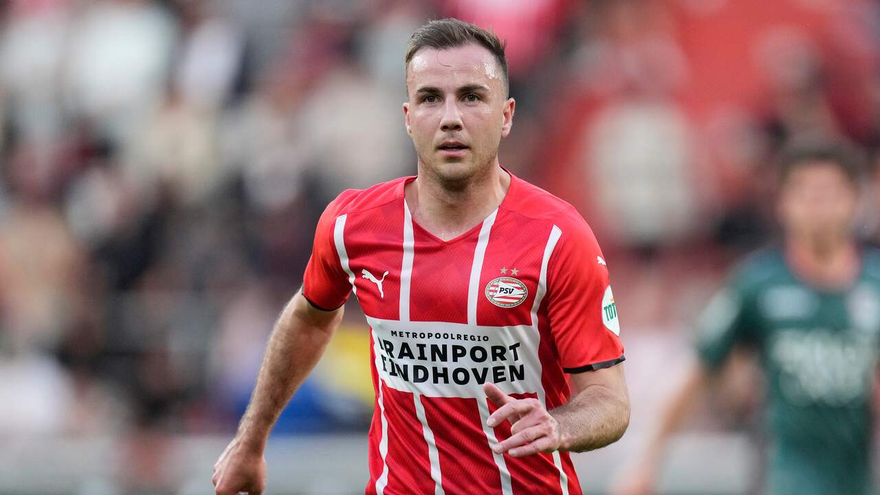 Playmaker Mario Götze played no fewer than 52 matches for PSV last season.