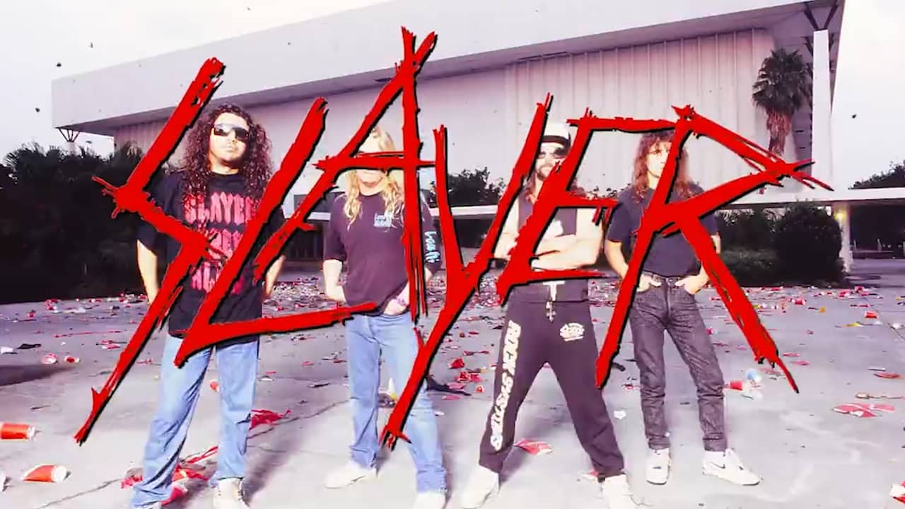 Beeld uit video: Slayer kondigt op Facebook laatste wereldtour aan