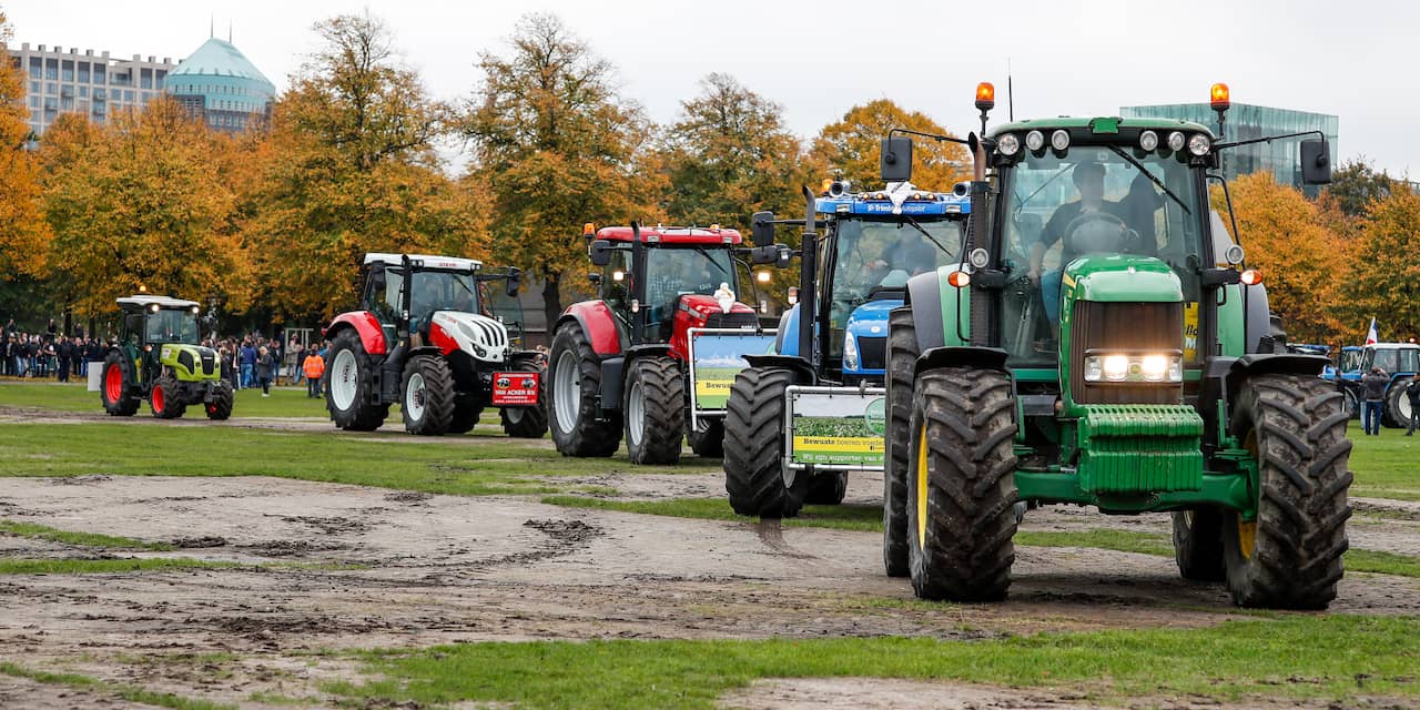 Trekkers protesterende boeren in Den Haag in beslag genomen, noodbevel afgegeven
