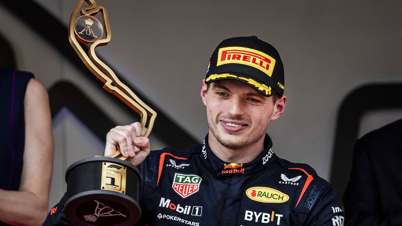 Beeld uit video: Bekijk hier hoe Verstappen GP van Monaco wint