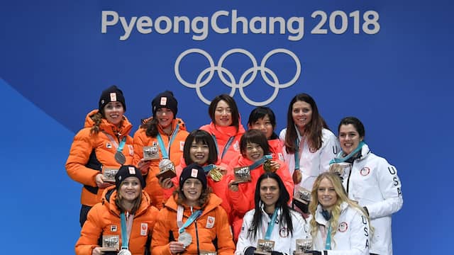 De Japanse vrouwen kregen brons en voor de VS was er brons