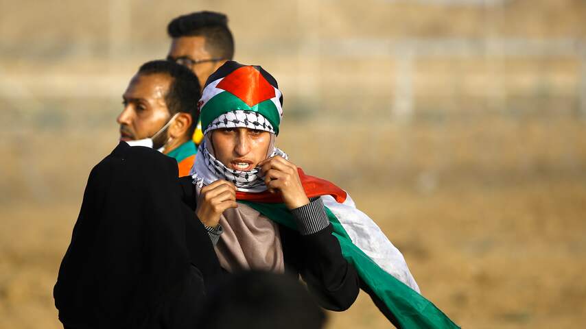 'Meer dan honderd gewonden bij aanhoudende Palestijnse protesten Gazastrook'