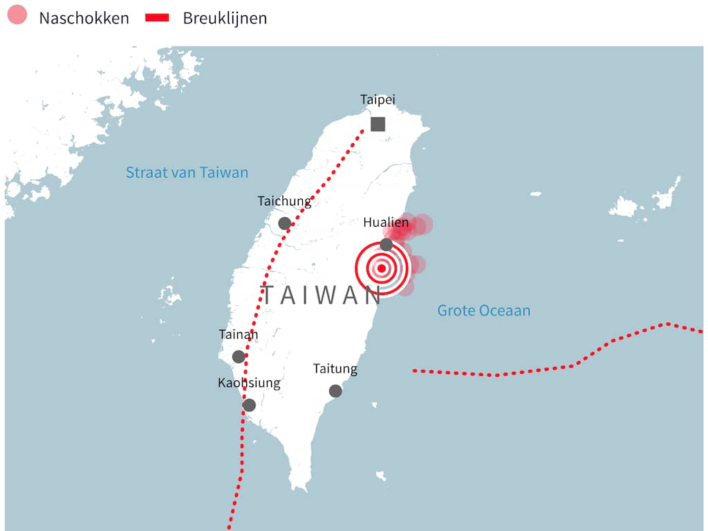 Doden En Honderden Gewonden In Taiwan Na Zwaarste Aardbeving In 25 Jaar ...