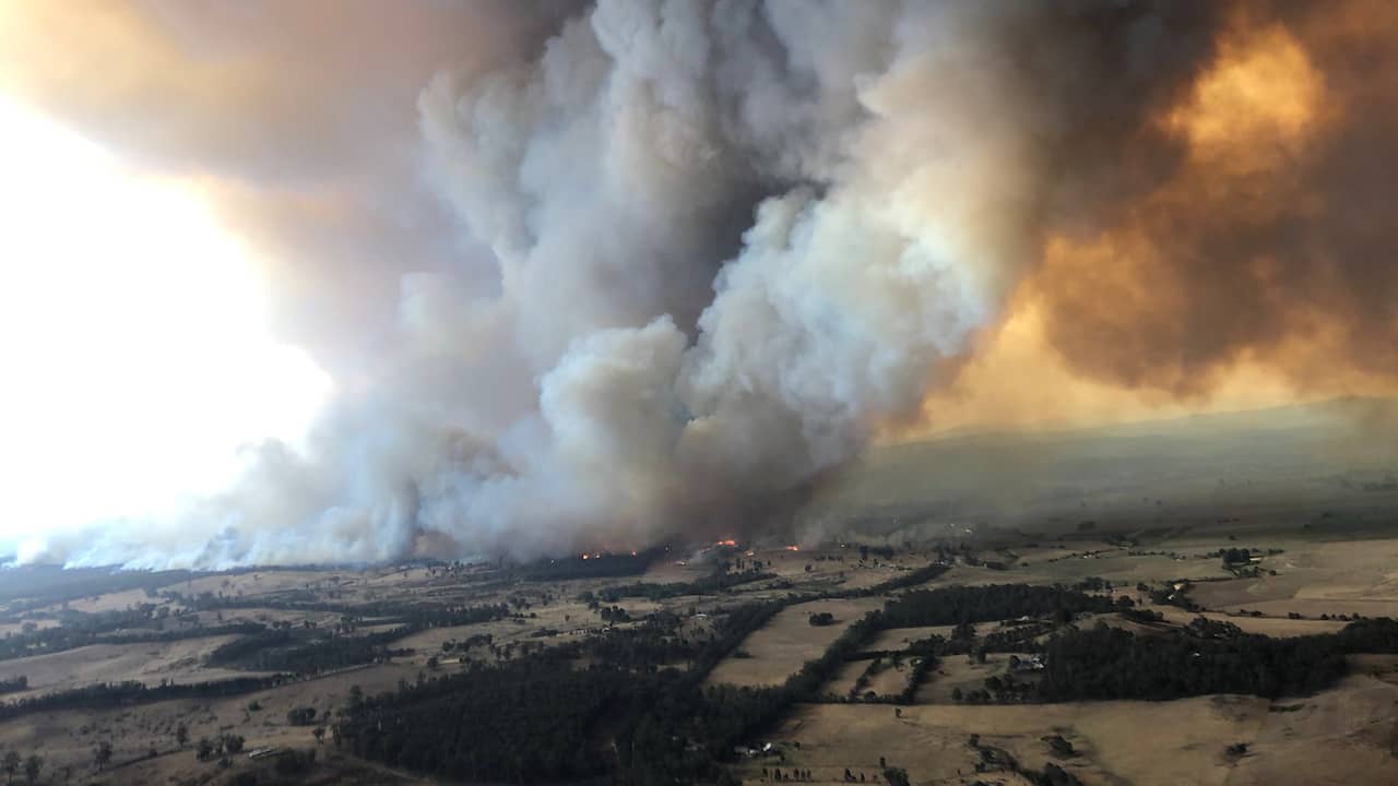 Rook van natuurbranden Australië gaat letterlijk de hele wereld rond