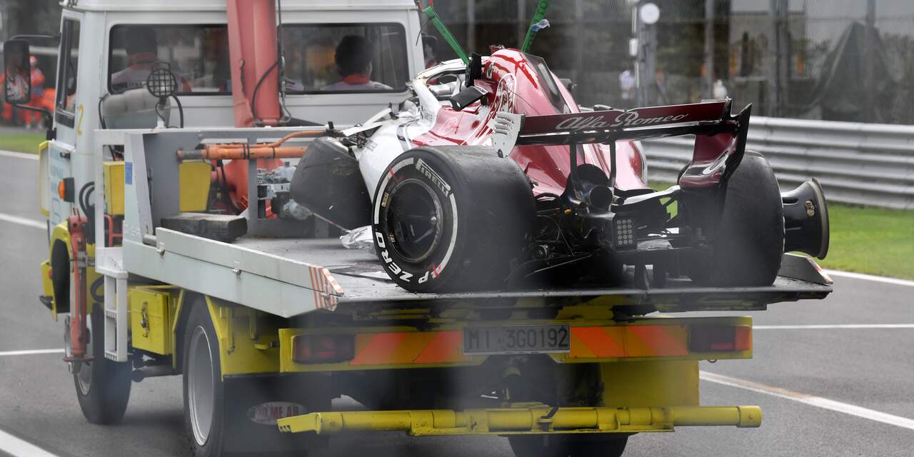 Ferrari heerst in door crash Ericsson ontsierde tweede training (gesloten)
