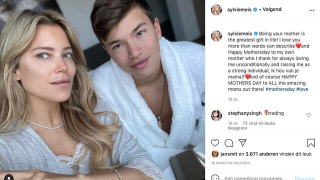 Sylvie Meis schrijft liefdevol over haar zoon Damián, die ze kreeg met oud-voetballer Rafael van der Vaart. (Foto: Instagram/Sylvie Meis)