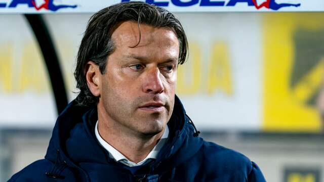 Ernest Faber ergerde zich donderdag in Breda flink aan PSV. (Foto: Pro Shots)