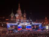Poetin viert annexatie met concert op Rode Plein in Moskou