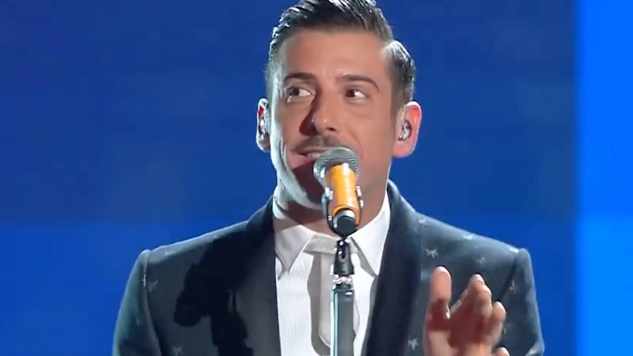 Beeld uit video: Songfestivalrepetitie Itatlië