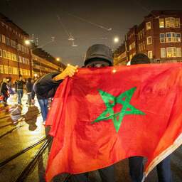 Politie zag rellen na WK-zege Marokko niet aankomen, overleg over extra maatregelen