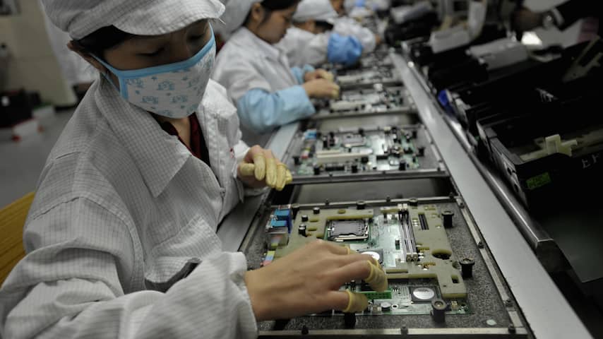 'Chinese scholieren gedwongen om iPhone X te produceren'