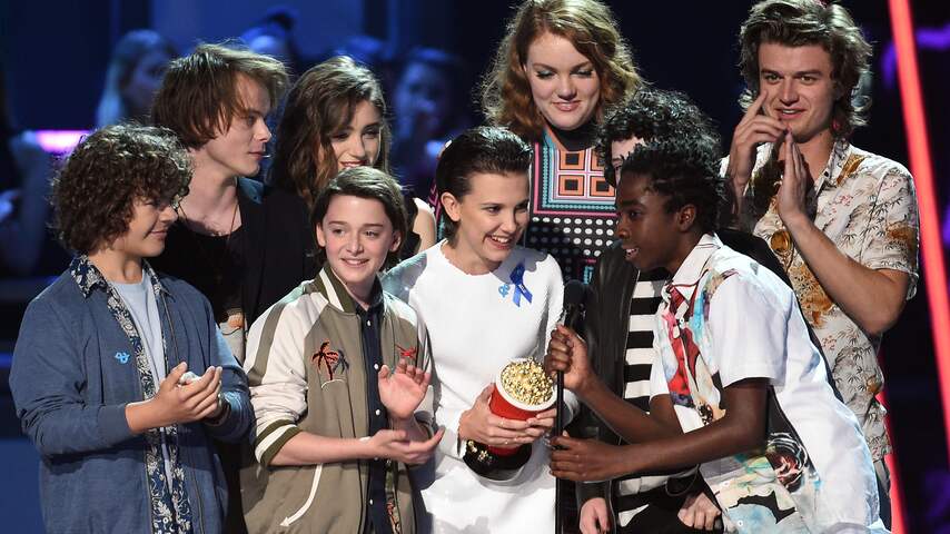 Stranger Things-actrice in tranen na winnen MTV Movie Award