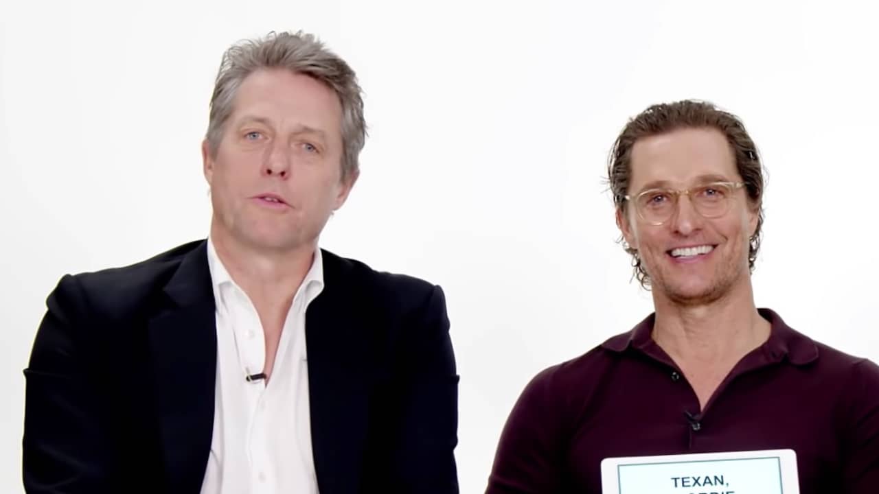 McConaughey en Grant bespreken Texaanse en Britse uitdrukkingen