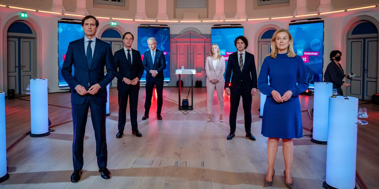 Kaag botst hard met Wilders over diversiteit in eerste televisiedebat