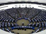 Dinsdag 4 april: Het Europees Parlement is bijeen in Straatsburg. Op de foto houdt de Duitse president Frank-Walter Steinmeier een toespraak.