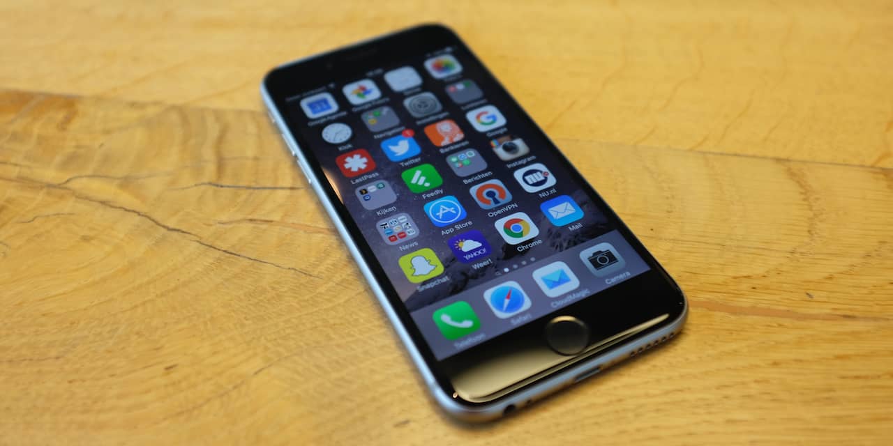 Licht iPhone 6S met fors prijskaartje | NU - Het laatste nieuws het eerst op NU.nl