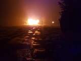 Stacaravan in Nieuw-Vossemeer brandt volledig uit