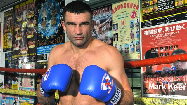 K1-vechter Peter Aerts in 2009.