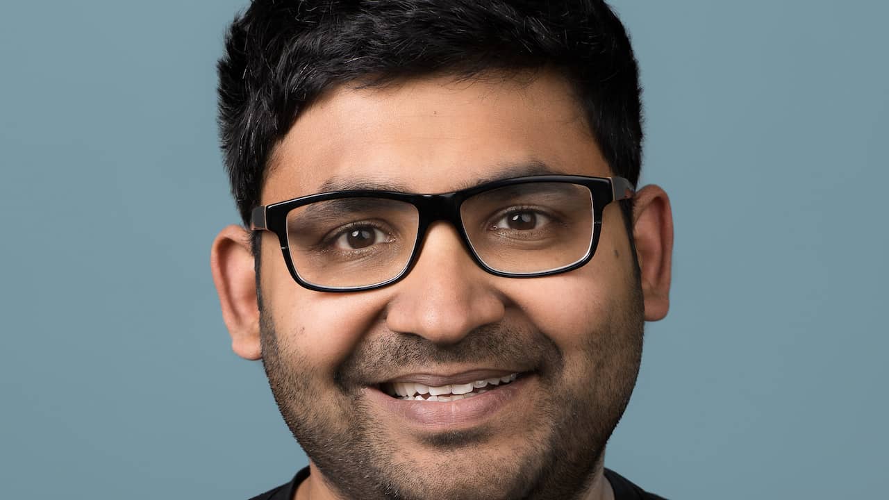 Parag Agrawal, de huidige CEO van Twitter.