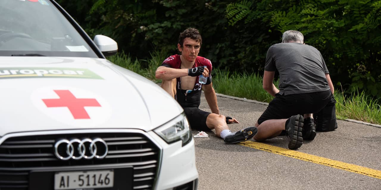 Tour-winnaar Thomas houdt geen breuken over aan valpartij in Zwitserland