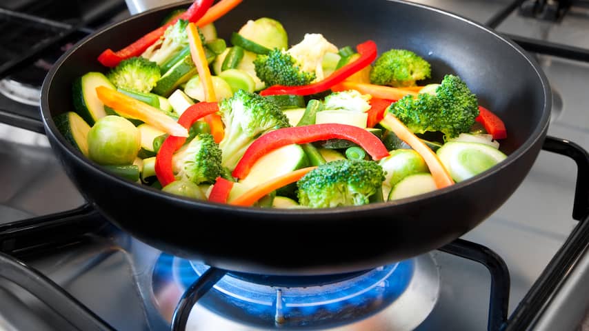 Koken op gas is minder gezond dan elektrisch koken.