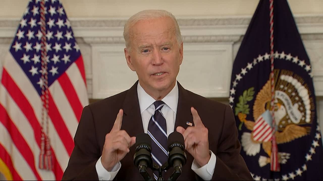 Beeld uit video: Biden tegen ongevaccineerden in VS: 'Ons geduld raakt op'