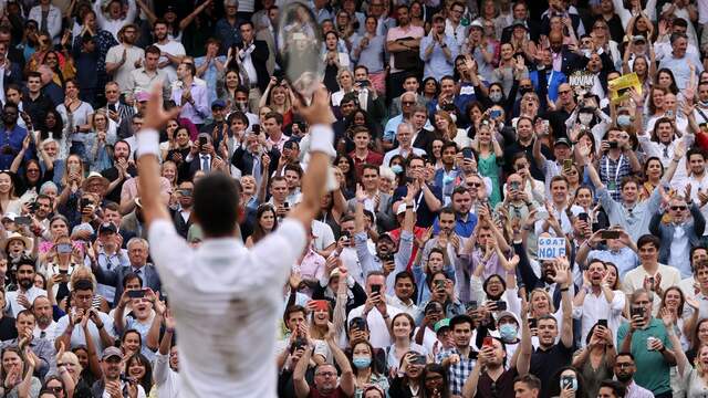 Novak Djokovic kan op Wimbledon zijn twintigste Grand Slam-titel veroveren.