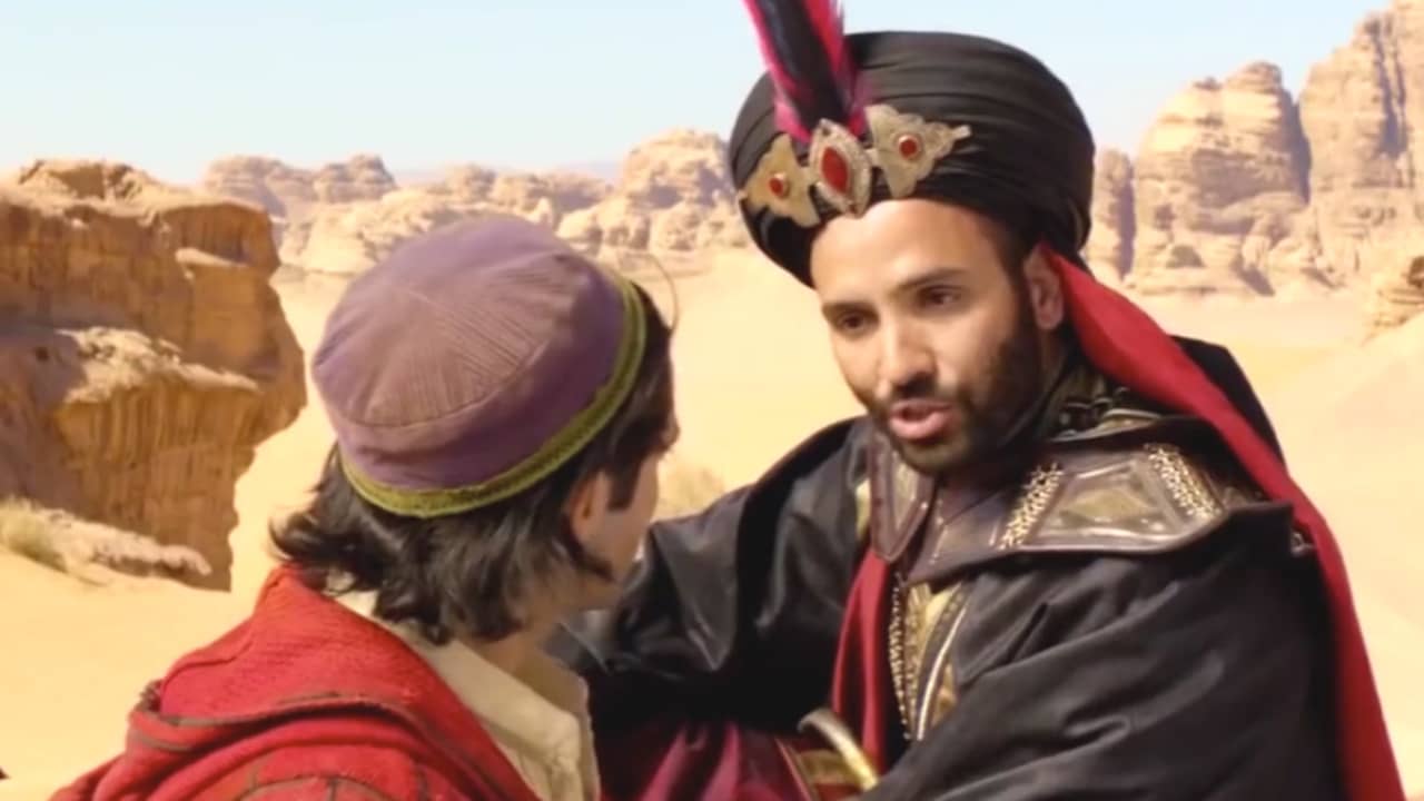 Beeld uit video: Aladdin-acteur zag Nederlander Marwan Kenzari als 'grote broer'