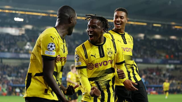 Samenvatting: Dortmund wint na goals in slotfase van Club Brugge