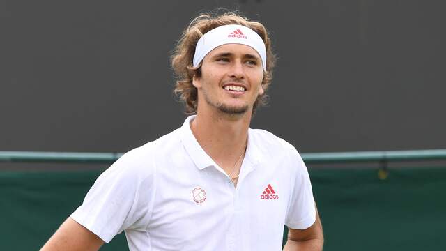 Alexander Zverev rekende simpel af met de Amerikaan Tennys Sandgren.