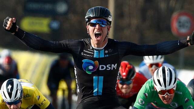 Cees Bol won dit seizoen een etappe in Parijs-Nice.