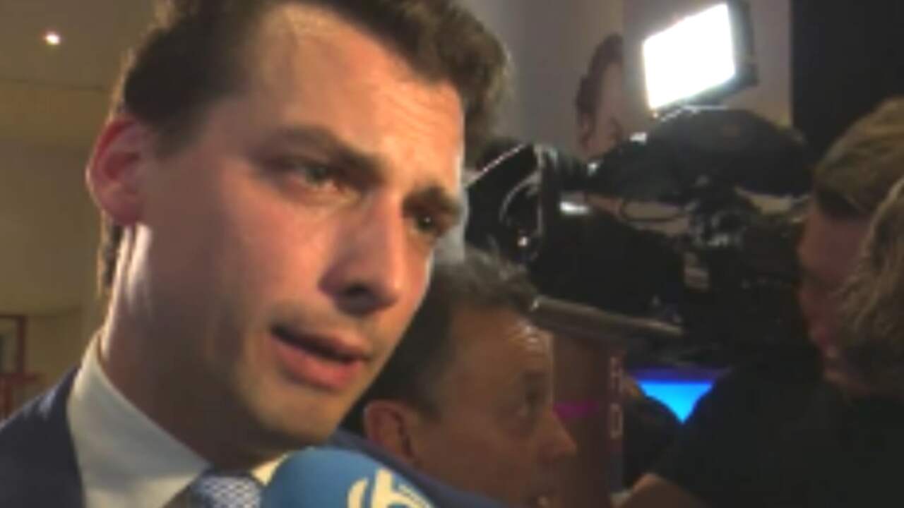 Beeld uit video: Baudet viert winst: 'Rutte kan FVD niet langer negeren'