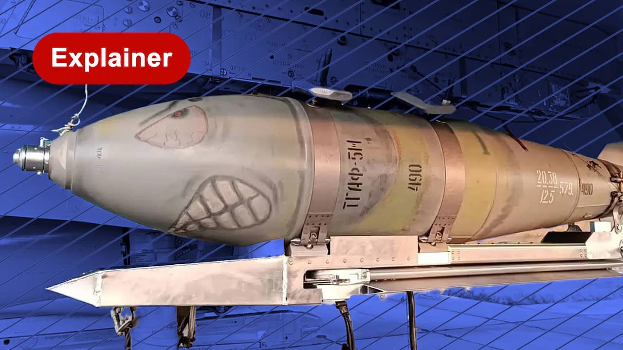 Beeld uit video: Russen nemen risico’s met glijbommen: dit is de tactiek erachter