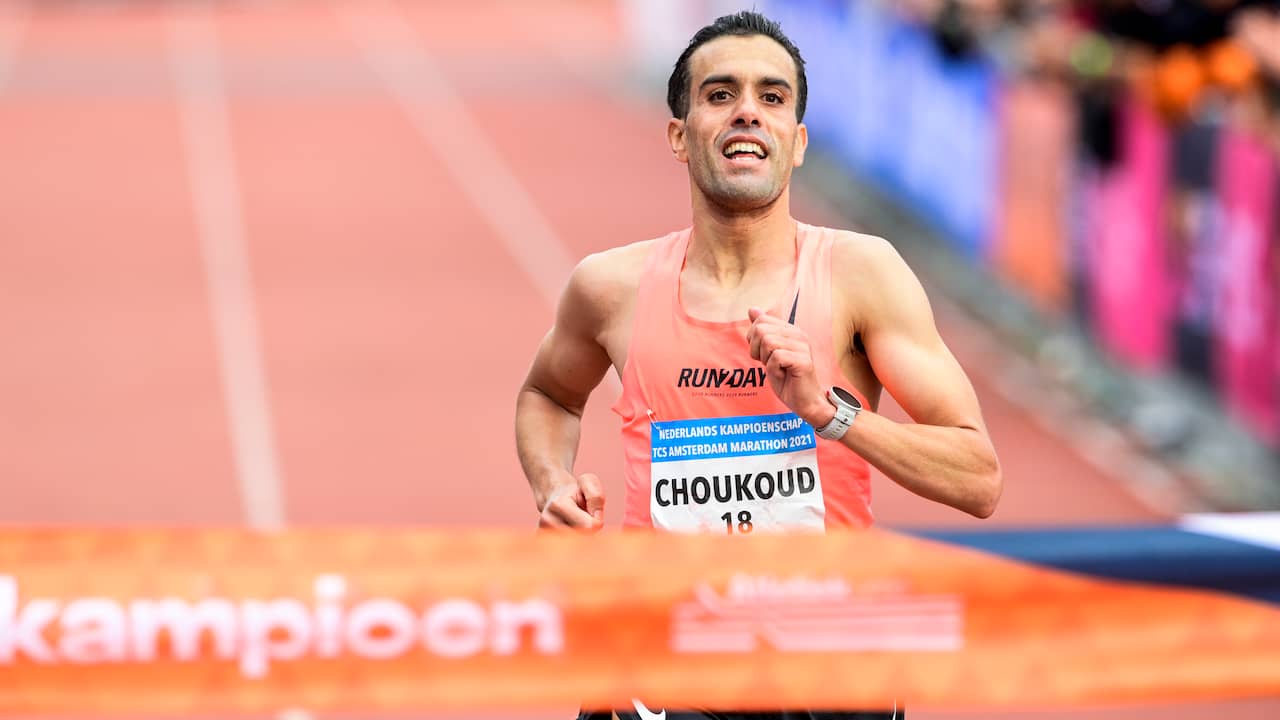 Khalid Choukoud pakte de Nederlandse titel bij de mannen.