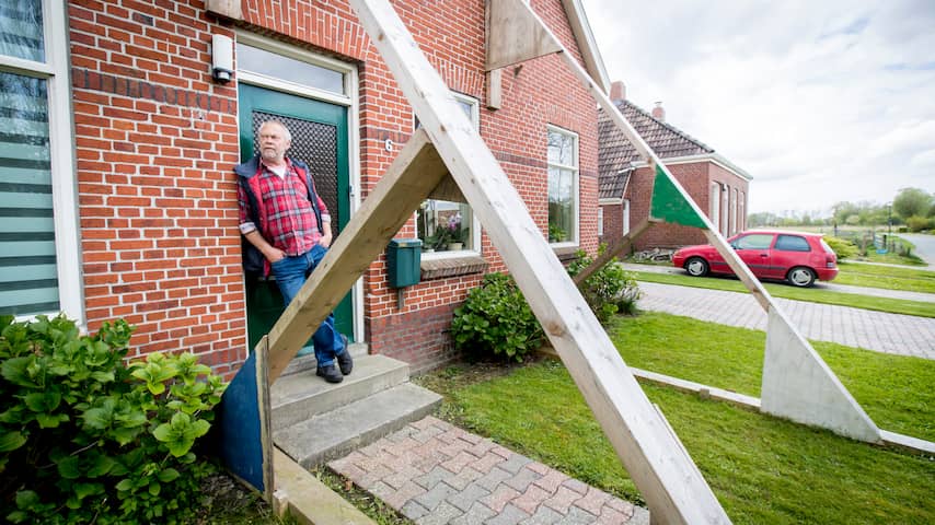 Versterking panden aardbevingsgebied Groningen loopt ernstig achter