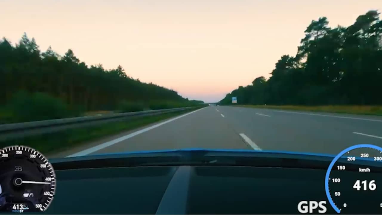 Beeld uit video: Tsjechische miljardair rijdt 416 kilometer per uur op Duitse snelweg