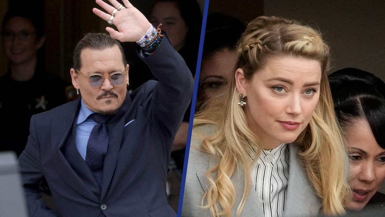 Beeld uit video: Valt het witte doek voor Depp en Heard na hun heftige rechtszaak?