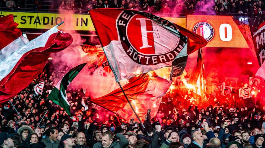 Feyenoord wéér bestraft voor wangedrag: geen fanatieke fans in laatste duel Slot