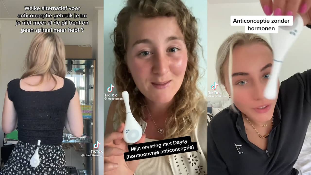 Examples of women raving about Daysy on TikTok.