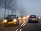 Dichte mist in het midden en westen van Nederland