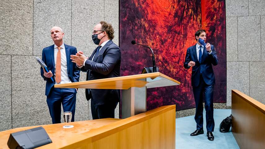 Stef Blok, Wouter Koolmees en Wopke Hoekstra