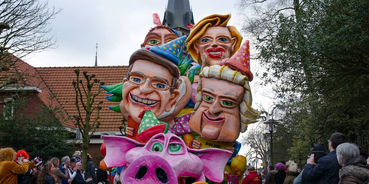 Meerdere carnavalsoptochten afgelast wegens zware windstoten