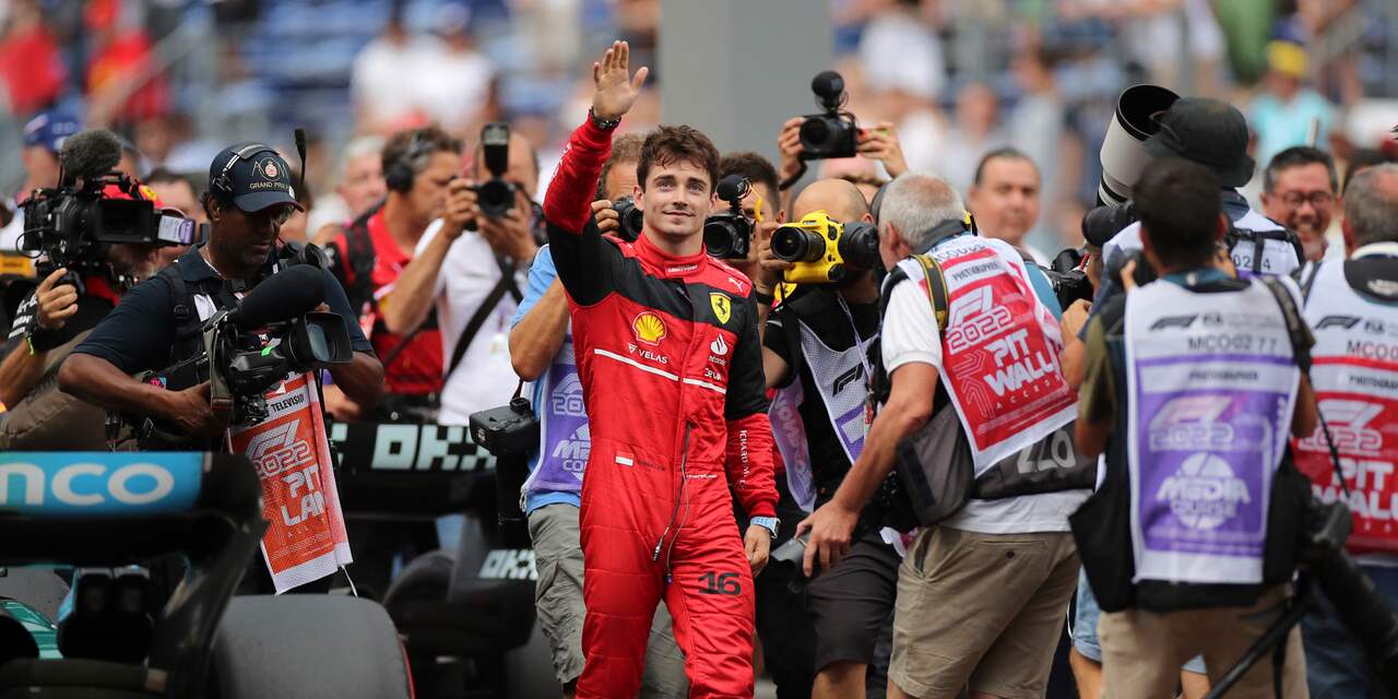 Leclerc pakt 'speciale' pole voor thuisrace: 'Hele weekend verloopt perfect'