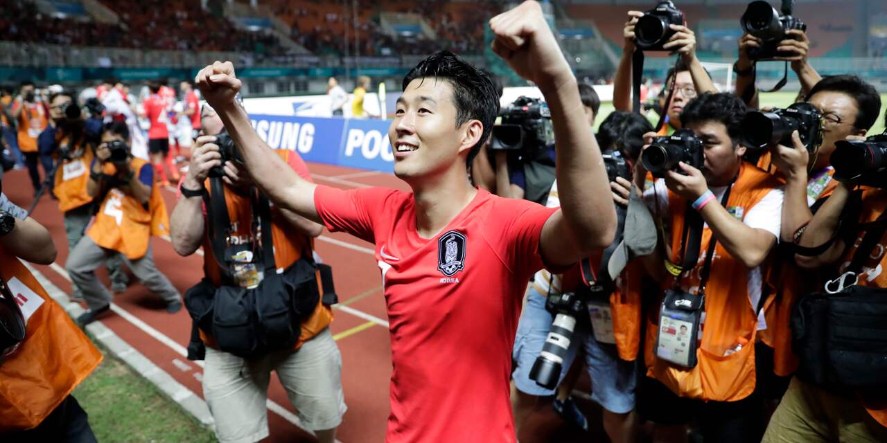 'Spurs'-spits Son wint met Zuid-Korea Aziatische Spelen en hoeft niet in dienst