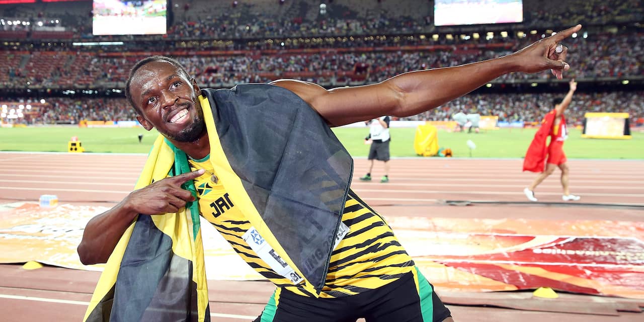 Bolt prolongeert wereldtitel op 100 meter na spannende race