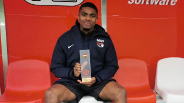 Myron Boadu is voor het eerst uitgeroepen tot beste speler onder 21 jaar.